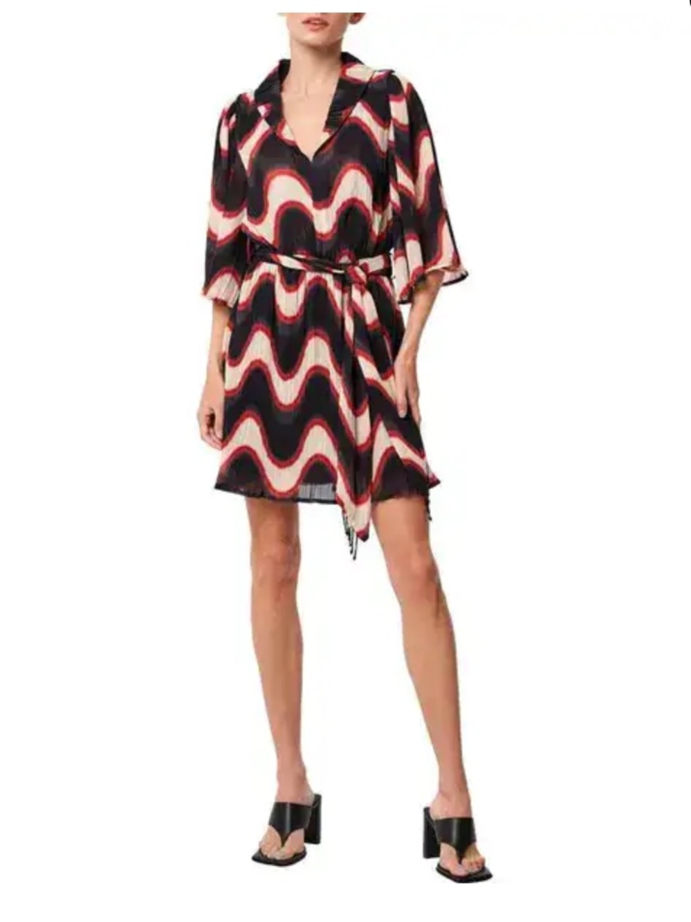 Nwt CIEBON
Juni Wave Print Dress $140 bead summer fall party mini formal